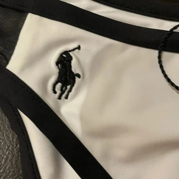 White Bikini bottoms Ralph Lauren POLO Bikini Bottoms NWT NIP - Picture 4 of 4